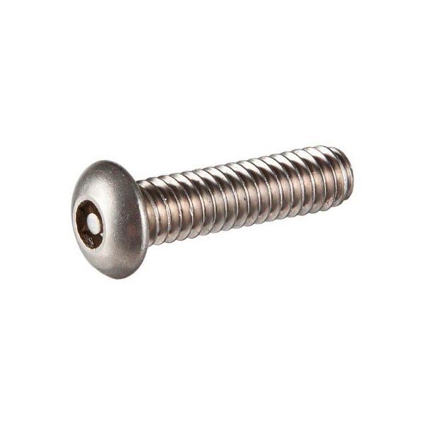 Tamper-Pruf Screws 3/8-16 x 1-1/2in Tamper-Proof Security Cap Screw - Button Socket Head - 18-8 Stainless Steel - 25 Pk 6.386112BS - main